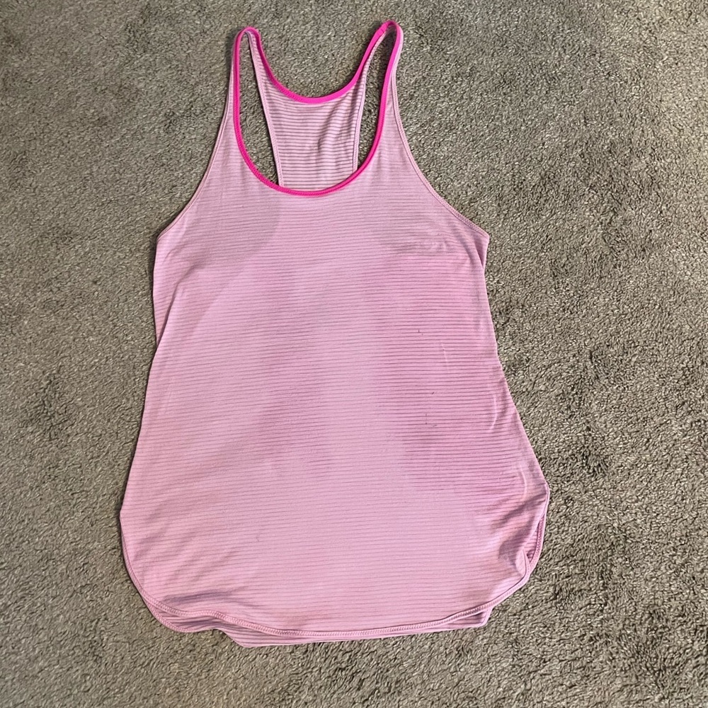 Lululemon Pink Racerback Tank